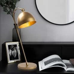 Acuka Tischlampe | METALLGEHÄUSE | Gold