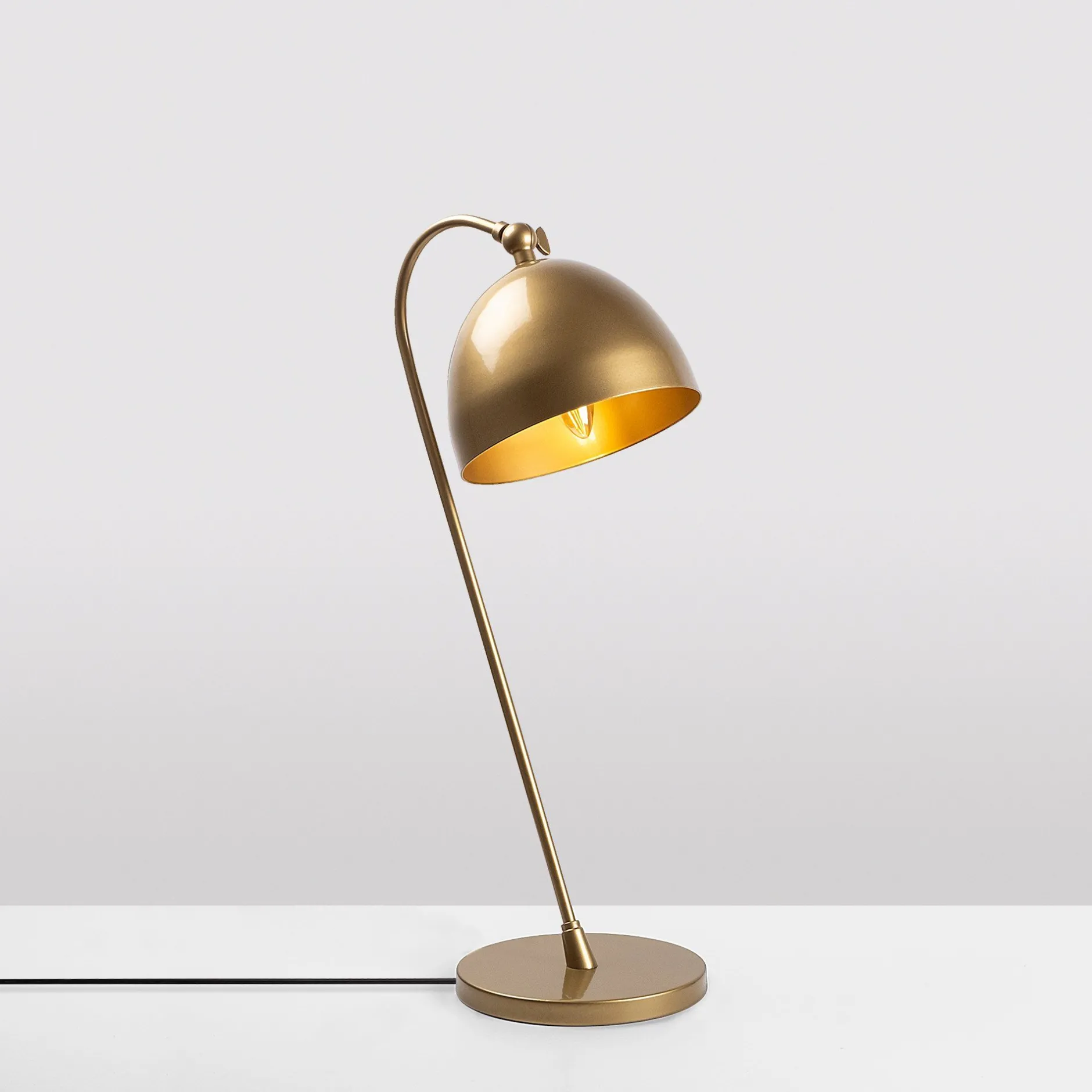 Acuka Tischlampe | METALLGEHÄUSE | Gold