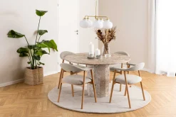 Addi Sessel Monza Beige: Eiche Basis