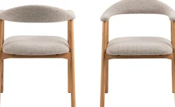 Addi Sessel Monza Beige: Eiche Basis
