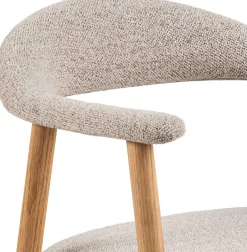 Addi Sessel Monza Beige: Eiche Basis