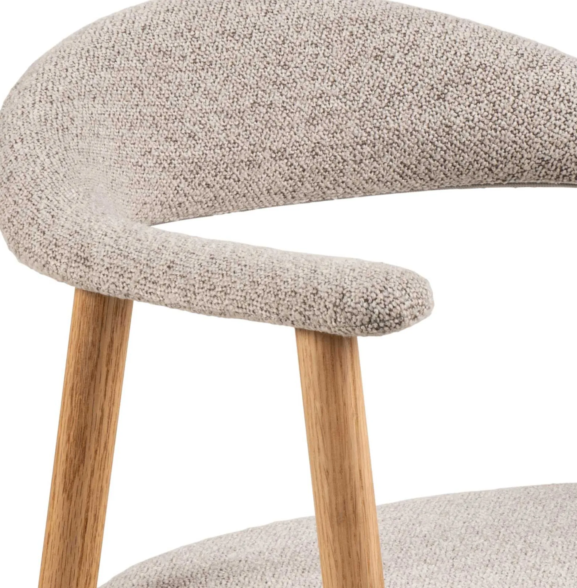 Addi Sessel Monza Beige: Eiche Basis