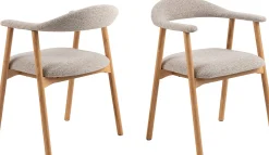 Addi Sessel Monza Beige: Eiche Basis