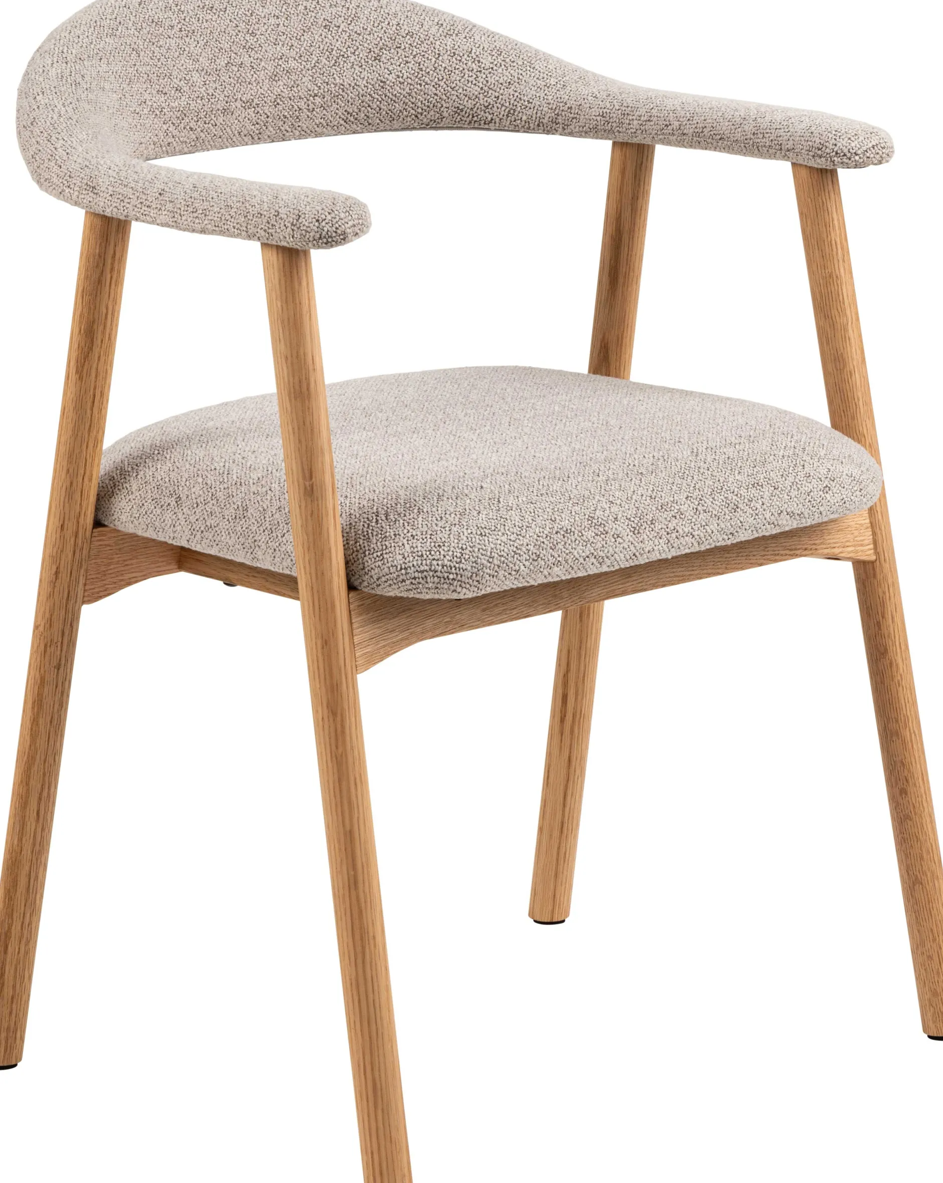 Addi Sessel Monza Beige: Eiche Basis