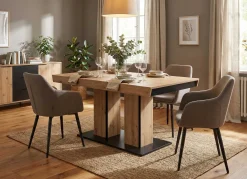 Agnette Esstisch 140/220x90 cm-artisan Eiche