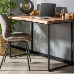 Akazienschreibtisch Live Edge - Natürliches und robustes Design