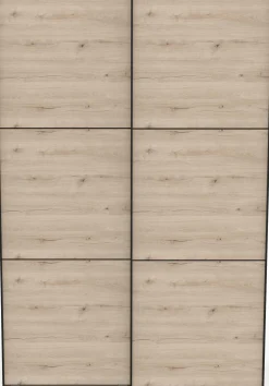 Alhambra Kleiderschrank - 148x60x223,70 cm - Braun/ Spanplatte