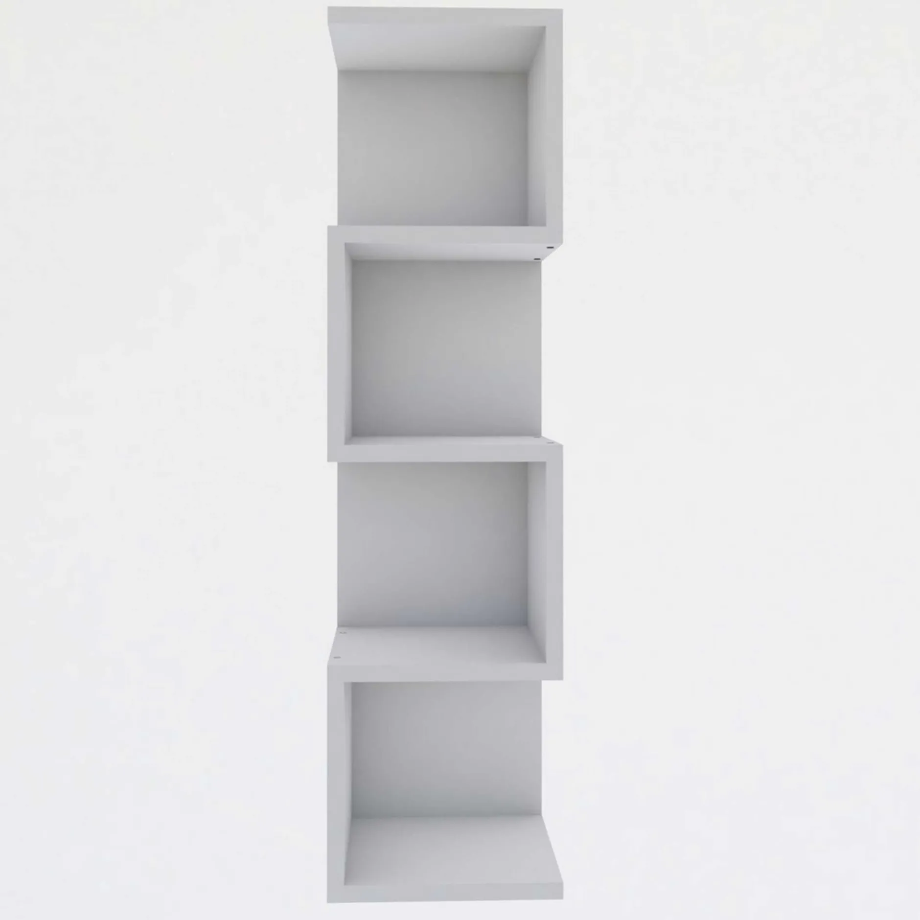 Alin Bücherregal | 100 % MELAMIN | Weiß