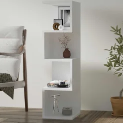 Alin Bücherregal | 100 % MELAMIN | Weiß