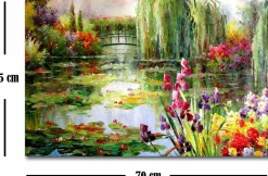 Alkmene Dekoratives Leinwandbild | Holzrahmen | 45 x 70 cm