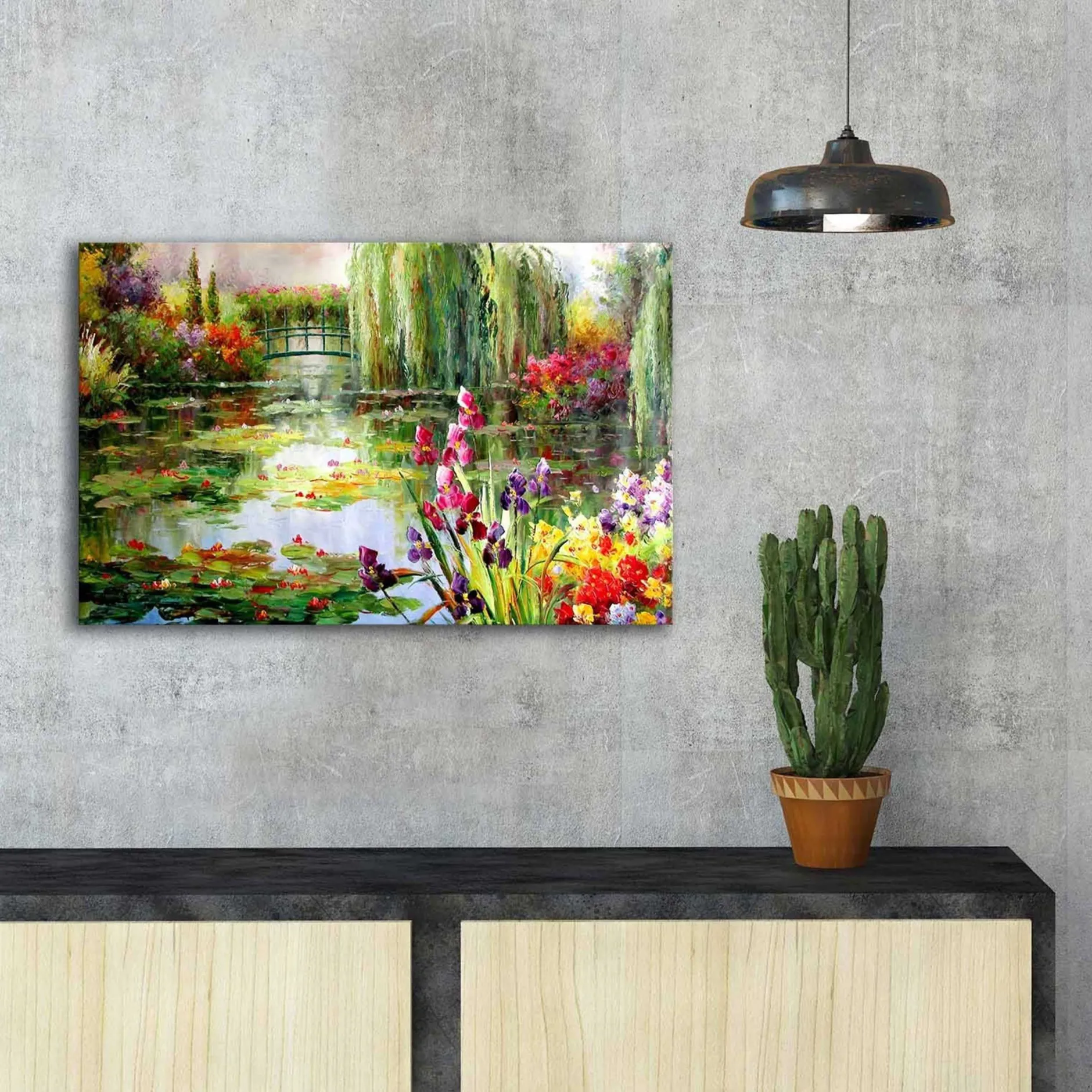 Alkmene Dekoratives Leinwandbild | Holzrahmen | 45 x 70 cm