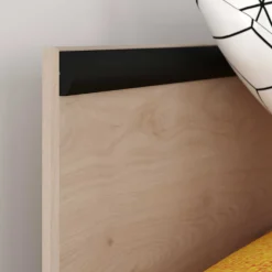 AlmaKinderzimmer : Bett 90x200cm, Nachttisch, Kommode - Eiche Dekor