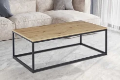 Altes Eichendekor Couchtisch - Dallas | H-H 40 x B-L 120 x T-P 60 cm