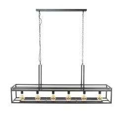 Amadeus Hängeleuchte 150 cm - anthrazit