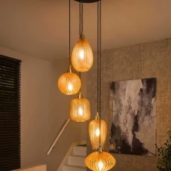 Ambrioso Hängeleuchte 40 cm-amber
