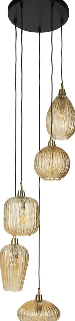Ambrioso Hängeleuchte 40 cm-amber