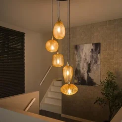 Ambrioso Hängeleuchte 40 cm-amber