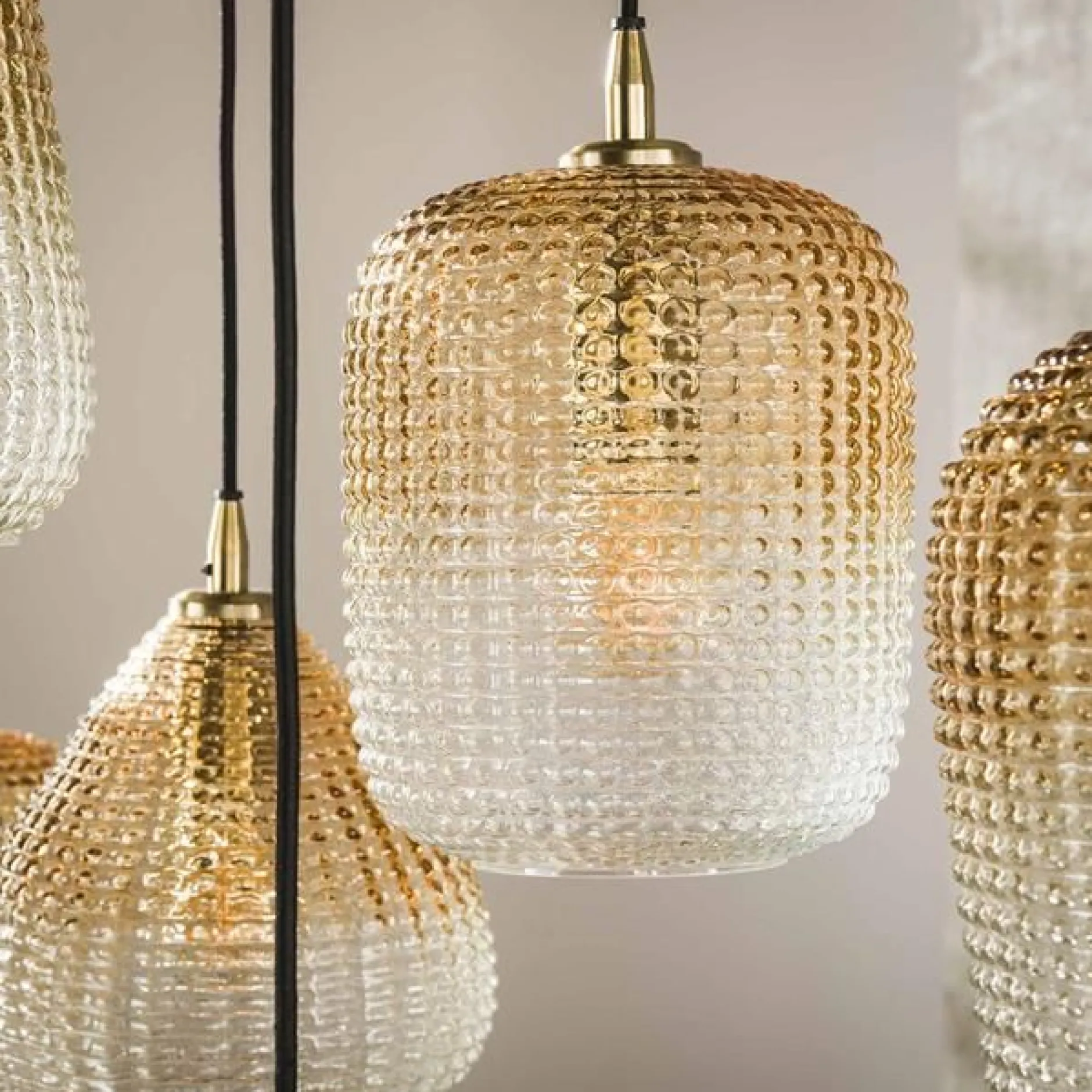Ambrioso Hängeleuchte 120 cm-Amber
