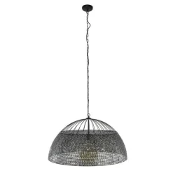 Amory Hängeleuchte für 1 Lichtquelle-schwarz/braun
