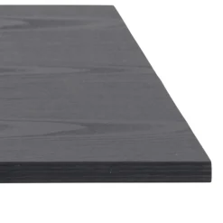 Angus Rechteckiger Couchtisch - Esche schwarz Melamin | 115x60x40cm