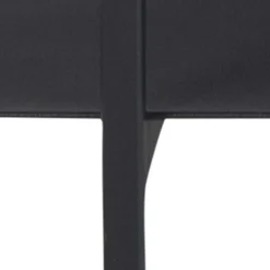 Angus Rechteckiger Couchtisch - Esche schwarz Melamin | 115x60x40cm