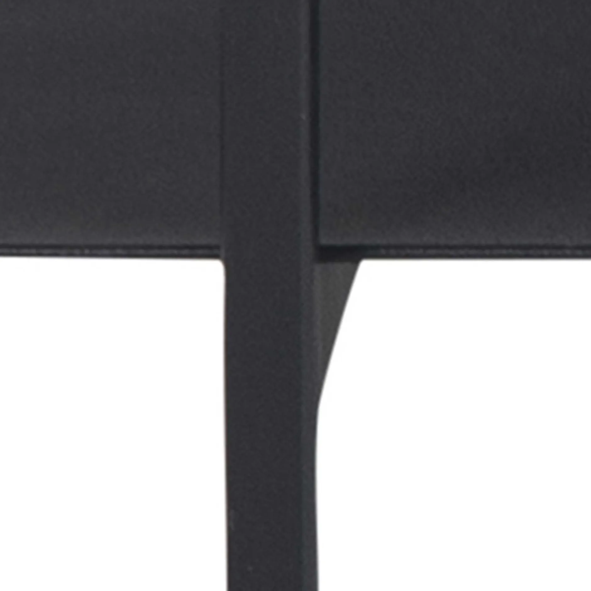 Angus Rechteckiger Couchtisch - Esche schwarz Melamin | 115x60x40cm