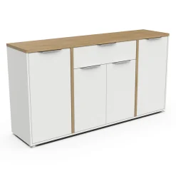 Anrichte Access | 160,7 x 39,6 x 85,6 cm | Weiß