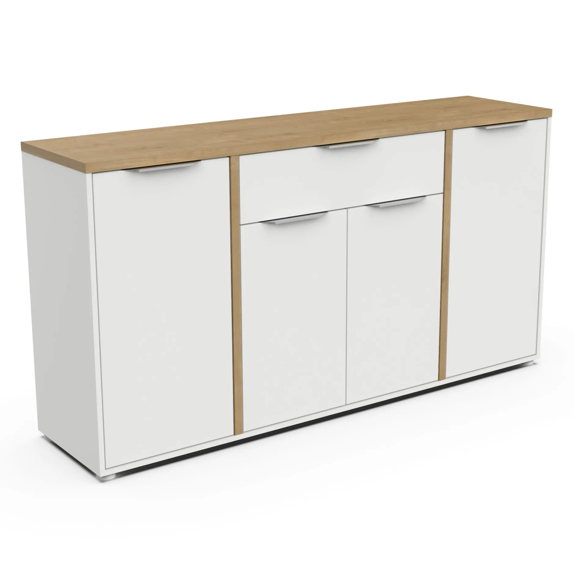 Anrichte Access | 160,7 x 39,6 x 85,6 cm | Weiß