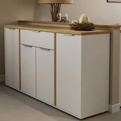 Anrichte Access | 160,7 x 39,6 x 85,6 cm | Weiß