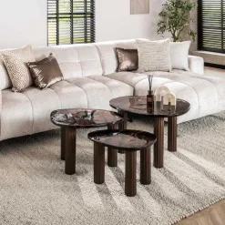 Antikkupfer Couchtisch Eclipse L