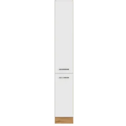 Apothekerschrank Sorrella 30cm 2 Schubladen - weiß/Eiche