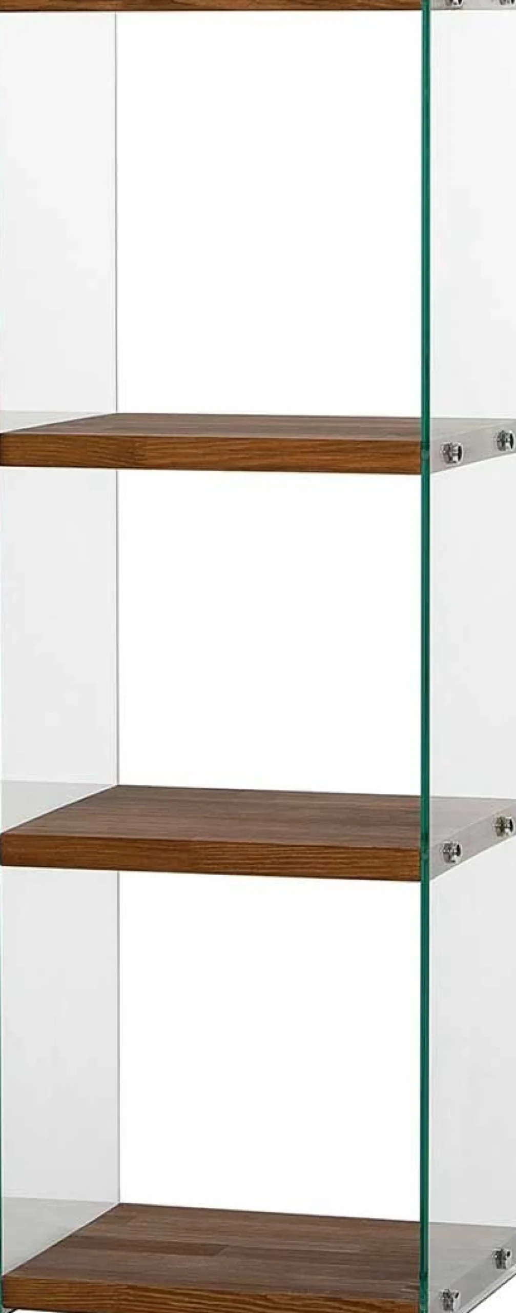 Aqua 3 Bücherregal | GEHÄRTETES GLAS | Natürlich