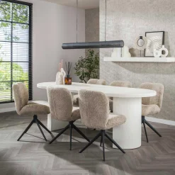 Arch Stone 215 cm Esstisch: Marmorverbundstoff, modernes Design