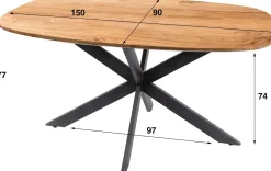 Arhus Massiv 150 cm Esstisch - Akazienholz