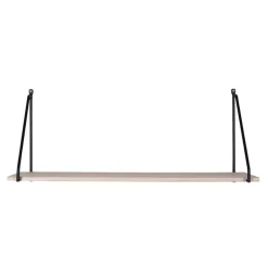 Arnhem Regal - Schwarz/Natur | Regal aus Stahl und Holz