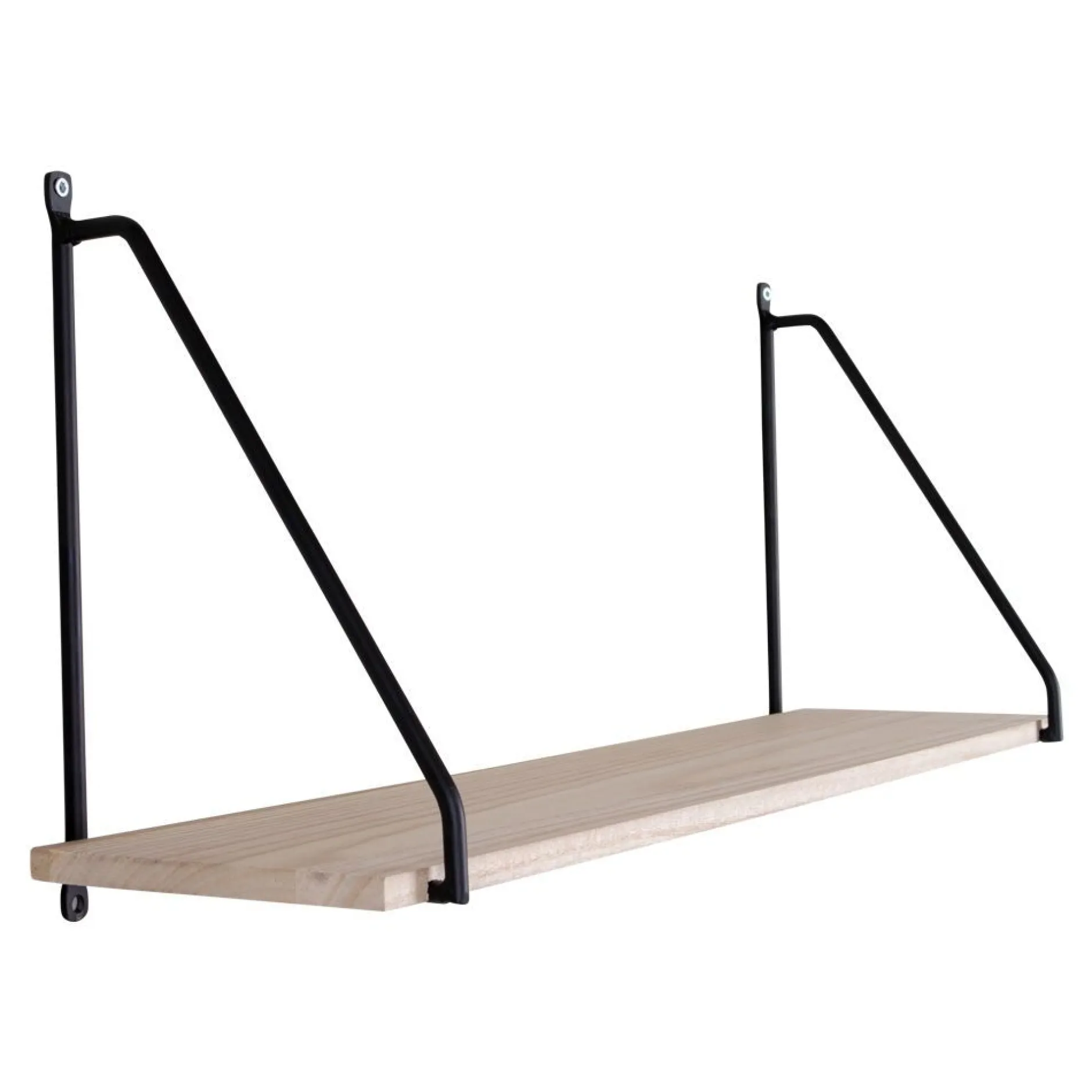 Arnhem Regal - Schwarz/Natur | Regal aus Stahl und Holz
