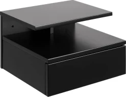 Ashton Nachttisch mit Schublade - schwarz