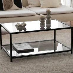 Astro Couchtisch | METALLRAHMEN | Fume, Schwarz