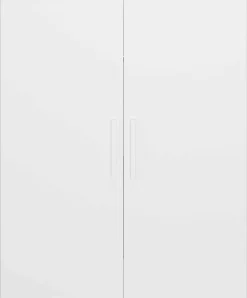 Aufbewahrungsschrank Under | mit Kleiderstange | 91,3 x 50 x 110 cm | weiß