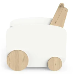 Aufbewahrungswagen Firmiana | 49,6 x 35 x 52,5 cm | Weiß
