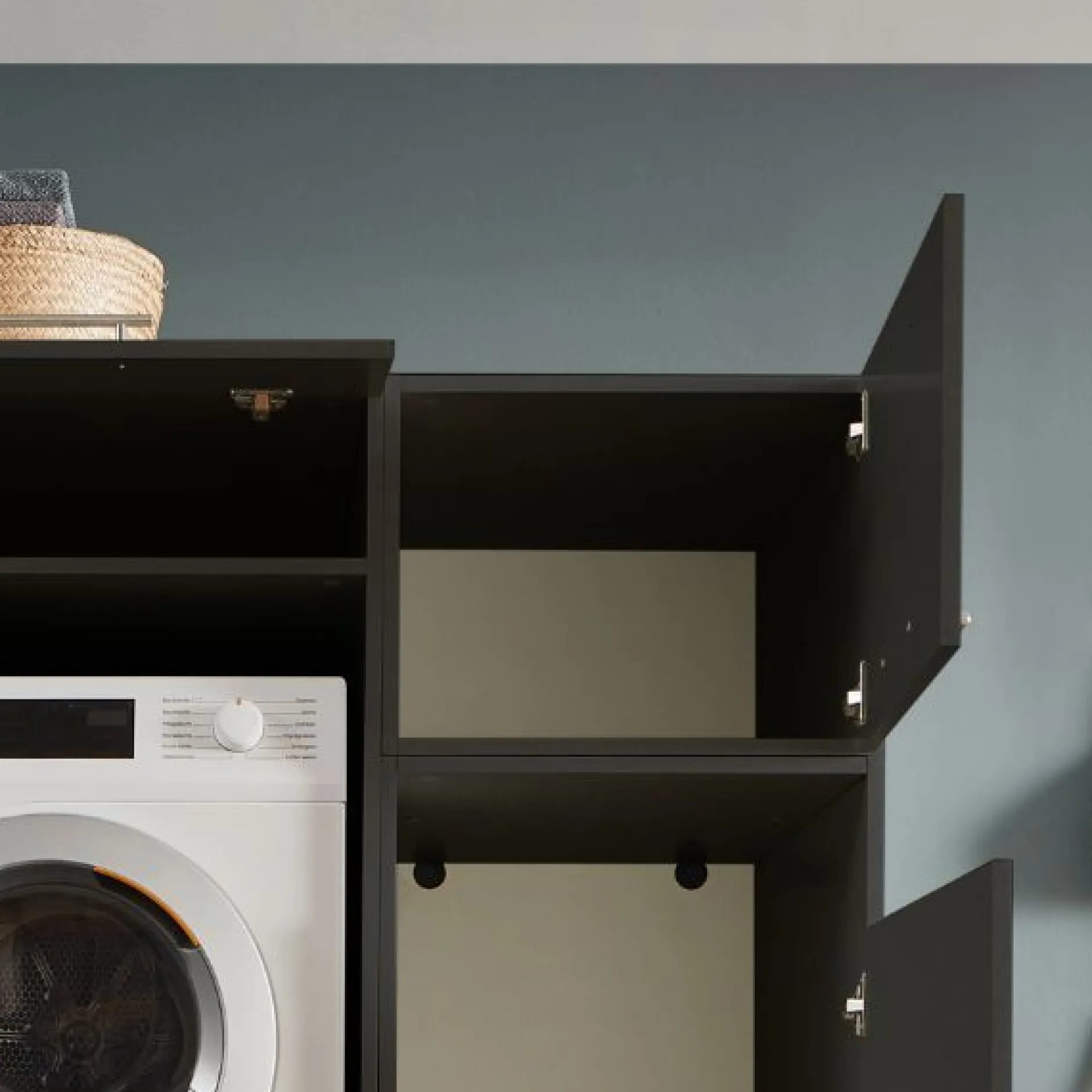 Aufsatzschrank für Waschmaschinenschränke Laundreezy | 50 x 68 x 38 cm | Anthrazit