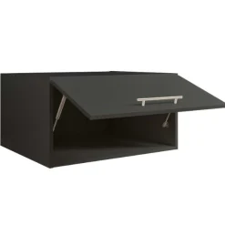 Aufsatzschrank für Waschmaschine Laundreezy | 68 x 68 x 38 cm | Schwarz