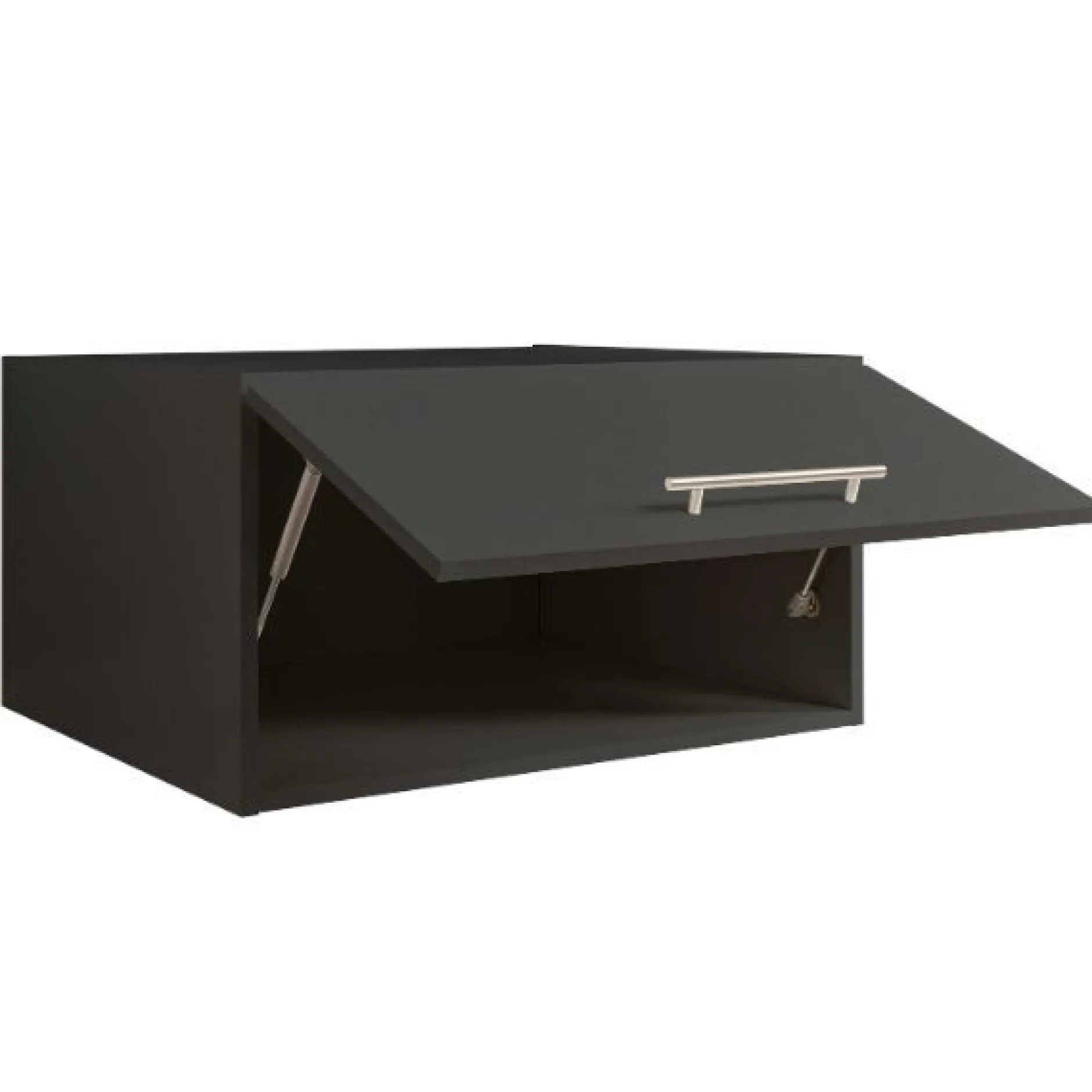 Aufsatzschrank für Waschmaschine Laundreezy | 68 x 68 x 38 cm | Schwarz
