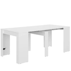 Ausziehbare Konsole Di María | 58 x 90 x 77 cm | Weiß