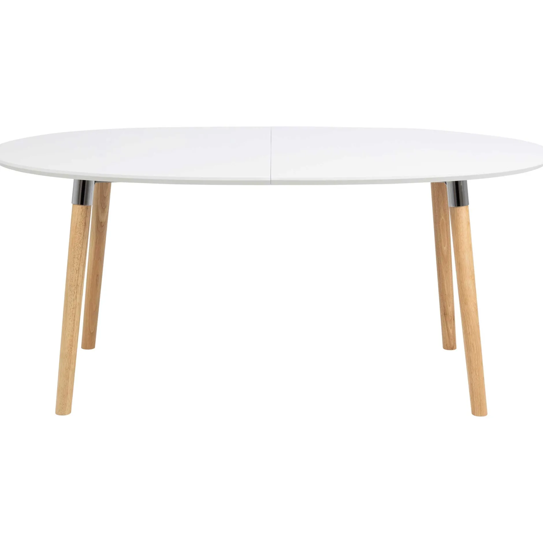 Ausziehbarer Esstisch Benjamin 170/270x100cm - weiß/ Eiche