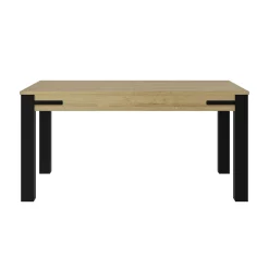 Ausziehbarer Esstisch Cork | 160 x 90 x 77 cm | Gold Oak Design