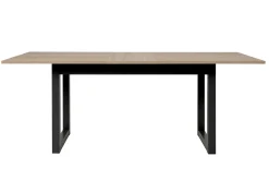 Ausziehbarer Esstisch Damon 160/200x90 - Eiche/anthrazit