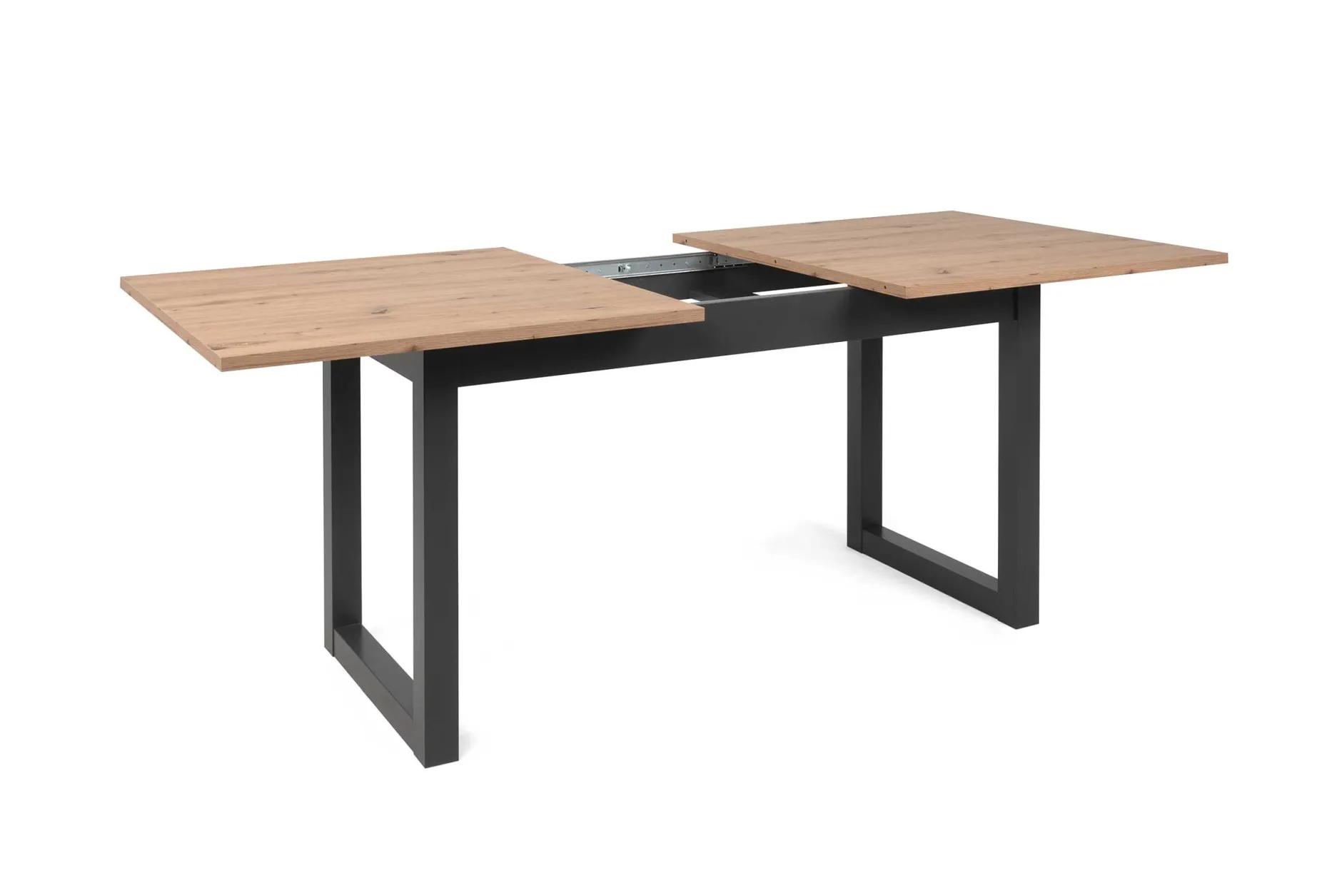 Ausziehbarer Esstisch Damon 160/200x90 - Eiche/anthrazit