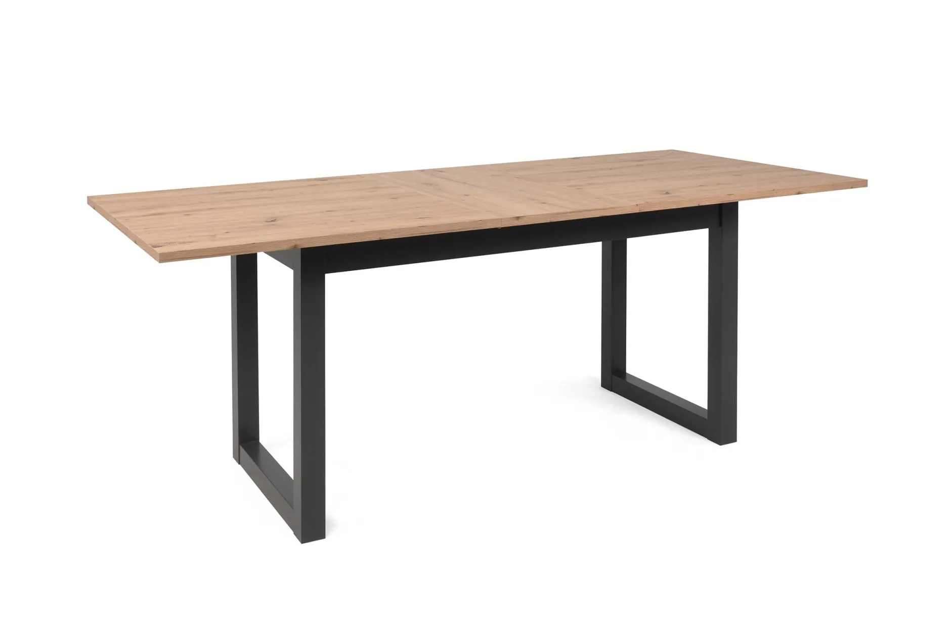Ausziehbarer Esstisch Damon 160/200x90 - Eiche/anthrazit
