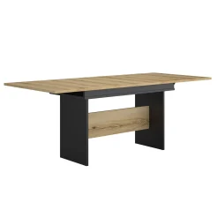 Ausziehbarer Esstisch Esteban | 205 x 90 x 77 cm | Helvezia Oak Design